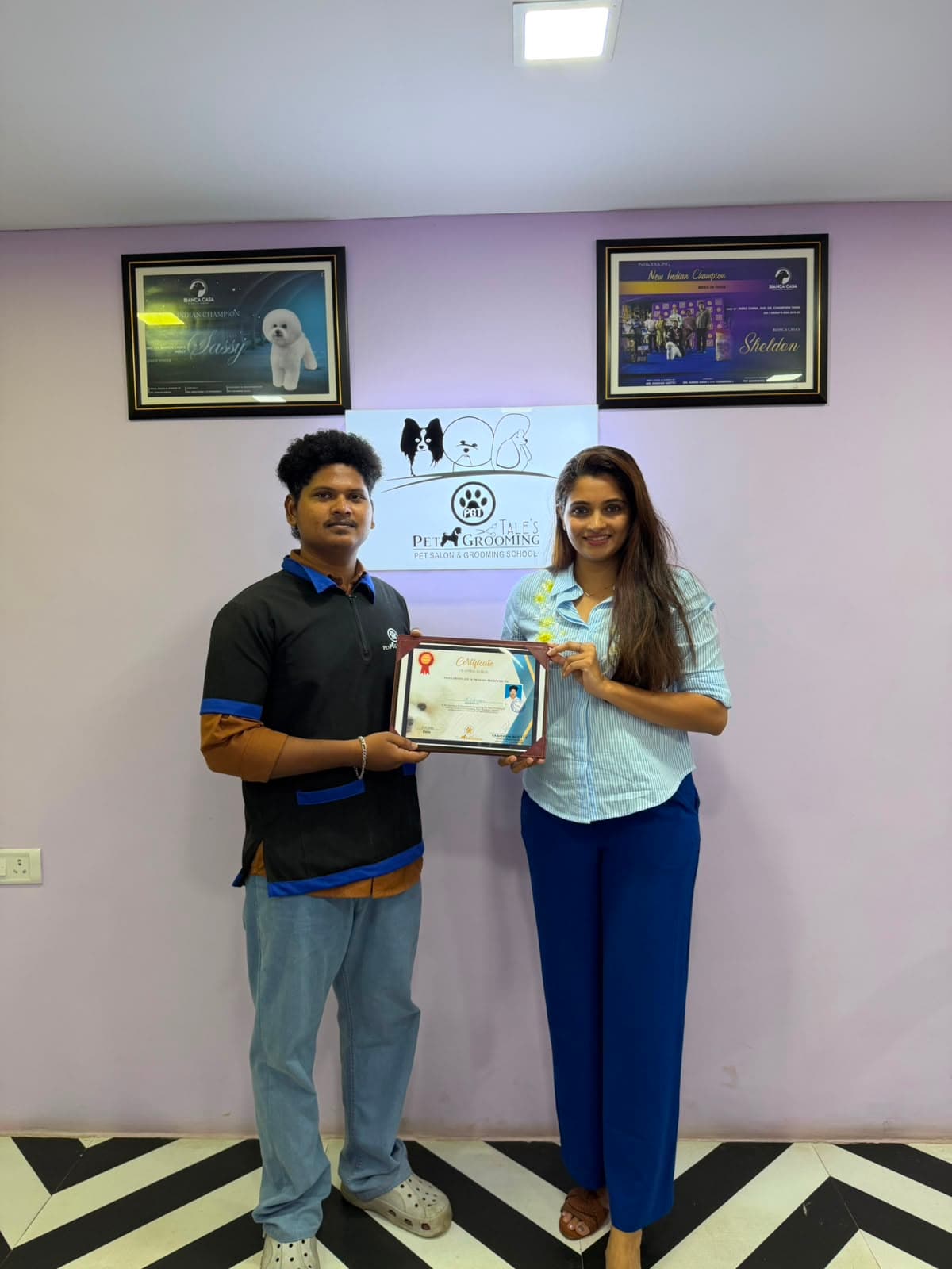 Pet grooming academy